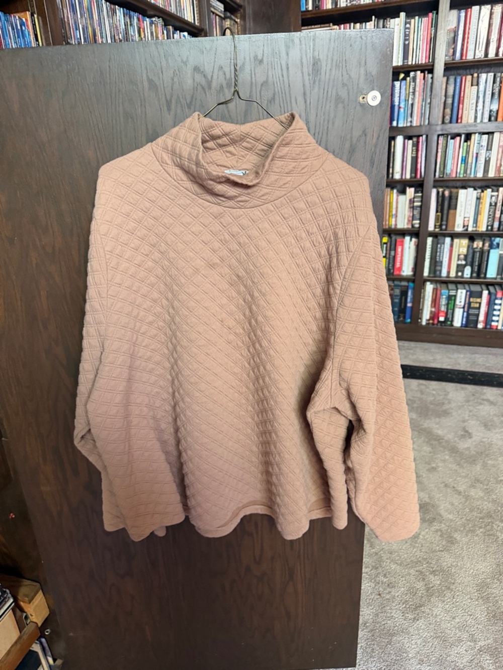 J. Crew Quilted Turtleneck Sweater